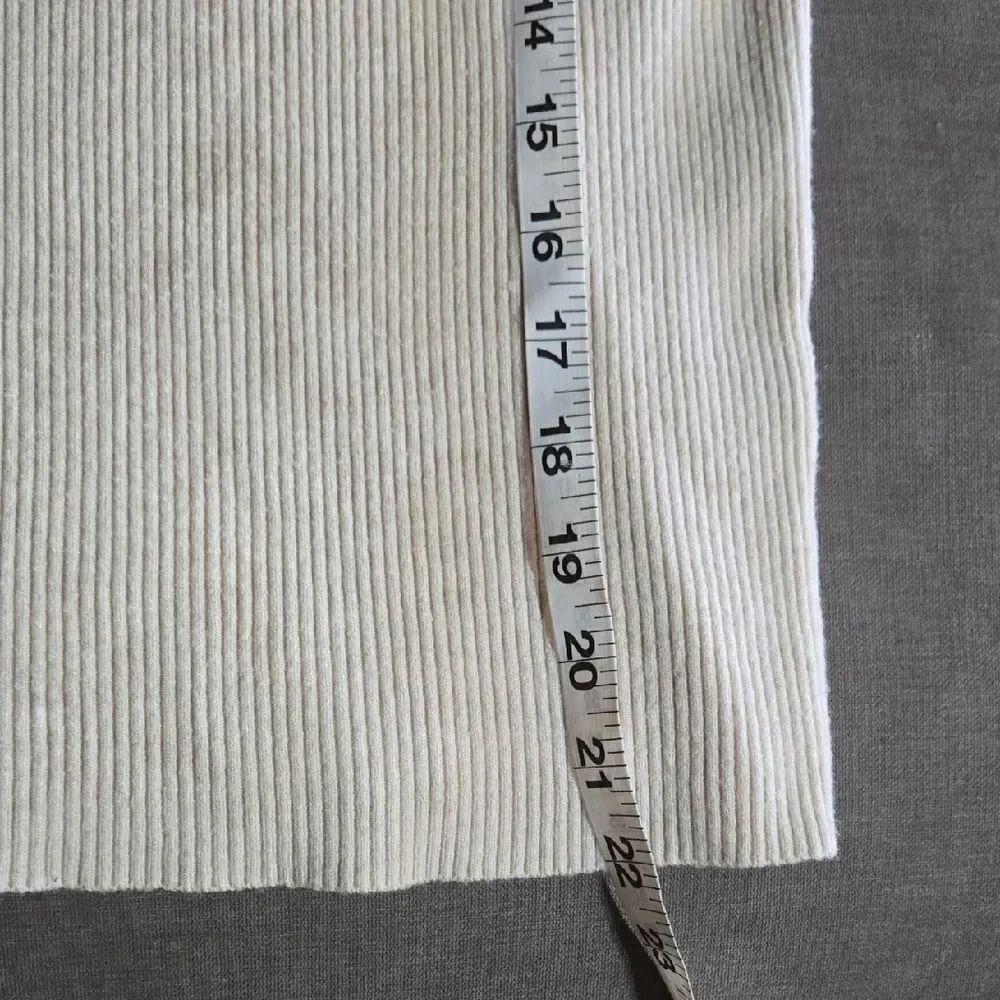 SHEIN Cream Ribbed Knit Top - Picture 11 of 11